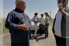بازدید و مشاوره مزرعه یونجه، کلزا در تبریز