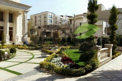 طراحی و دیزاین حیاط